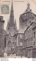 Delcampe - R19-22) GUINGAMP - LA RUE DE NOTRE DAME -   ANIMATION - Guingamp