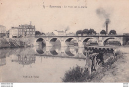 Delcampe - L8-51) EPERNAY  - LE PONT SUR LA MARNE - EN  1916 - ( 2 SCANS ) - Epernay