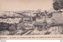 Delcampe - L13-32) LECTOURE - LE FOSSE , LES REMPARTS - COTE  EST - LES VALLEES DU GERS ET DE LA LOSE  - ( 2 SCANS ) - Lectoure
