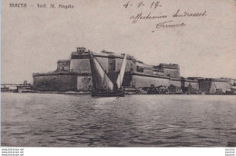 Delcampe - L14- MALTA  - FORT ST. ANGELO  -  ( 2 SCANS ) - Malta