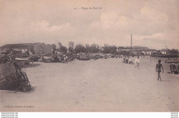 Delcampe - L13- GUINEE - PLAGE DE BEL AIR  - EDIT. BARTHES ET  LESIEUR - ANIMATION  - ( 2 SCANS ) - Guinea