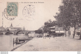Delcampe - L7-91) CORBEIL - UN COIN DU QUAI DE LA PECHERIE - ANIMEE - EN 1906 - Corbeil Essonnes