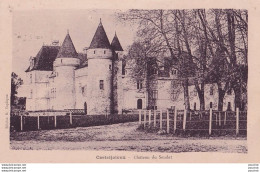 Delcampe - L6-47) CASTELJALOUX - LOT ET GARONNE - CHATEAU DU SENDAT - ( 2 SCANS ) - Casteljaloux