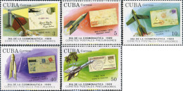 Delcampe - 793373 MNH CUBA 1989 DIA DE LA COSMONAUTICA Y DEL ANIVERSARIO DEL INGENIERO KONSTANTIN TSIOLKOVSKI - Otros & Sin Clasificación