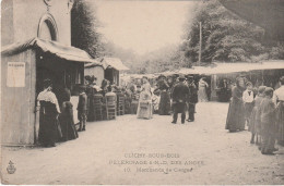 Delcampe - BAC23 - CLICHY SOUS BOIS  PELERINAGE A NOTRE DAME DES ANGES  MARCHANDS DE CIERGES  CPA  CIRCULEE - La Mure