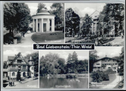 Delcampe - Bad Liebenstein Brunnentempel Kurhaus Elisabethpark Klubhaus Dr. Salvador Allend - Bad Liebenstein