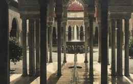 Delcampe - ESP01 01 08 #7 - GRANADA / GRENADE - ALHAMBRA - COLUMNAS DEL PATIO DE LOS LEONES - COLONNES A LA COUR DES LIONS - Granada