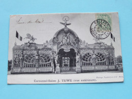 Delcampe - Caroussel-Salon J. TEWE - Vue Extérieure ( Edit.: Vandevyver Et C° Brux.) Anno 1907 Orléans ( Zie / Voir Scan ) ! - Ferias