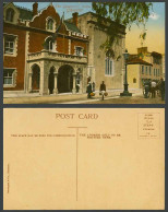 Delcampe - Gibraltar Old Colour Postcard The Governor's Palace Street Scene Guards Soldiers - Gibraltar