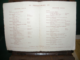 Delcampe - NICE , CLUB NAUTIQUE , PROGRAMME DE LA SOIREE DU 15 MARS 1913 ..... - Programs
