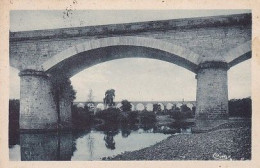 Delcampe - 43112 01 01 #15+19 - LANGEAC - LE PONT DE COSTET ET LE VIADUC DU CHEMIN DE FER SUR L'ALLIER - Langeac