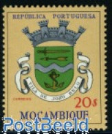 Delcampe - Mozambique 1961 Stamp Out Of Set, Mint NH, History - Coat Of Arms - Mozambique