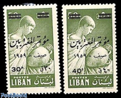 Delcampe - Lebanon 1959 Emigrants Congress 2v, Mint NH, Art - Handicrafts - Libanon