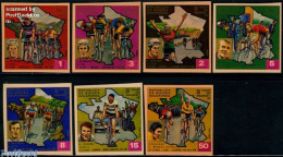 Delcampe - Equatorial Guinea 1973 Tour De France 7v Imperforated, Mint NH, Sport - Cycling - Sport (other And Mixed) - Cyclisme