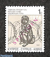 Delcampe - Cyprus 1991 REFUGEES 1V SPECIMEN, Mint NH - Neufs