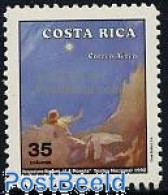 Delcampe - Costa Rica 1992 National Theatre 1v, Mint NH, Performance Art - Theatre - Modern Art (1850-present) - Paintings - Theatre