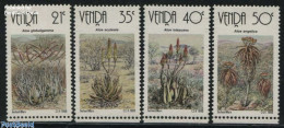 Delcampe - South Africa, Venda 1990 Aloes 4v, Mint NH, Nature - Flowers & Plants - Venda