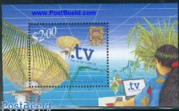 Delcampe - Tuvalu 2001 .tv Corporation S/s, Mint NH, Science - Various - Computers & IT - Maps - Informatique