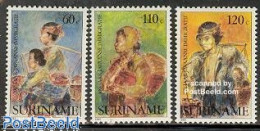Delcampe - Suriname, Republic 1990 Java Immigrants 3v, Mint NH, History - Surinam