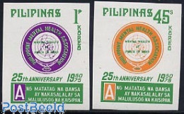 Delcampe - Philippines 1975 Mental Health 2v Imperforated, Mint NH, Health - Disabled Persons - Handicaps