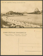 Delcampe - Brazil Old Postcard Rio De Janeiro, Botafogo, Avenida Beira Mar, Hills, Panorama - Autres