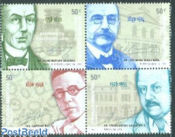 Delcampe - Argentina 2002 Argentine Doctors 4v [+], Mint NH, Health - Health - Art - Handwriting And Autographs - Ungebraucht