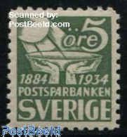 Delcampe - Sweden 1933 Postal Saving Bank 1v, Mint NH, Various - Banking And Insurance - Neufs