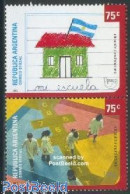 Delcampe - Argentina 2002 UPAEP, Education 2v [:], Mint NH, Science - Education - U.P.A.E. - Art - Children Drawings - Ungebraucht