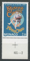 Delcampe - MONACO 1992  N° 1810 ** Neuf MNH Superbe C 2 € Festival International Du Cirque De Monte-Carlo. Clown Musicien - Ungebraucht