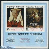 Delcampe - Burundi 1967 Expo 67 S/s, Imperforated, Mint NH, Various - World Expositions - Art - Paintings - Rembrandt - Autres & Non Classés