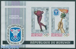 Delcampe - Burundi 1968 Olympic Winter Games S/s Imperforated, Mint NH, Sport - Olympic Winter Games - Skating - Autres & Non Classés