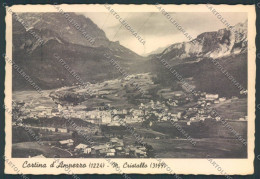 Delcampe - Belluno Cortina D'Ampezzo PIEGA FG Cartolina ZF1811 - Belluno