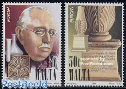 Delcampe - Malta 1994 Europa, Discoveries 2v, Mint NH, History - Science - Europa (cept) - Inventors - Malta