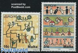Delcampe - Malta 2006 Europa, Integration 2v, Mint NH, History - Europa (cept) - Malta