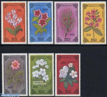 Delcampe - Mongolia 1986 Flora 7v, Mint NH, Nature - Flowers & Plants - Mongolie