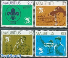 Delcampe - Mauritius 1982 Scouting 4v, Mint NH, Sport - Scouting - Mauritius (1968-...)