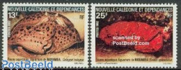 Delcampe - New Caledonia 1982 Noumea Aquarium 2v, Mint NH, Nature - Shells & Crustaceans - Unused Stamps