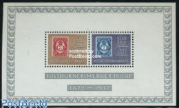 Delcampe - Norway 1972 Posthorn Stamp Centenary S/s, Mint NH, Stamps On Stamps - Ungebraucht