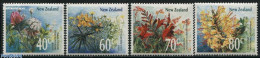 Delcampe - New Zealand 1989 Wild Flowers 4v, Mint NH, Nature - Flowers & Plants - Ungebraucht