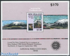 Delcampe - New Zealand 1987 National Park S/s, Mint NH, History - Nature - Geology - National Parks - Philately - Ungebraucht