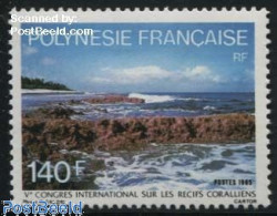 Delcampe - French Polynesia 1985 Coral Reef Conference 1v, Mint NH - Ongebruikt