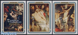 Delcampe - Penrhyn 1978 Easter 3 S/s, Mint NH, Art - Paintings - Rubens - Penrhyn