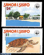 Delcampe - Samoa 1978 WWF 2v, Mint NH, Nature - Reptiles - Turtles - World Wildlife Fund (WWF) - Samoa
