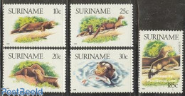 Delcampe - Suriname, Republic 1989 Animals 5v, Mint NH, Nature - Animals (others & Mixed) - Surinam