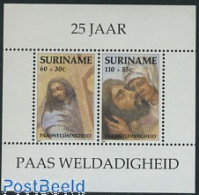 Delcampe - Suriname, Republic 1991 Easter S/s, Mint NH, Religion - Religion - Surinam