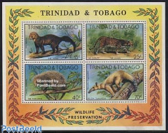 Delcampe - Trinidad & Tobago 1978 Animals S/s, Mint NH, Nature - Animals (others & Mixed) - Cat Family - Trinité & Tobago (1962-...)