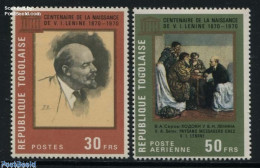 Delcampe - Togo 1970 Lenin Birth Centenary 2v, Mint NH, History - Lenin - Lenin