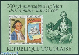 Delcampe - Togo 1979 James Cook S/s, Mint NH, History - Transport - Explorers - Ships And Boats - Explorateurs