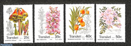 Delcampe - South Africa, Transkei 1990 Flowers 4v, Mint NH, Nature - Flowers & Plants - Transkei