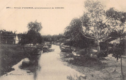 Delcampe - L550 Vietnam Arroyo D'Hoemon Giadinh District Boats Vintage Postcard - Vietnam